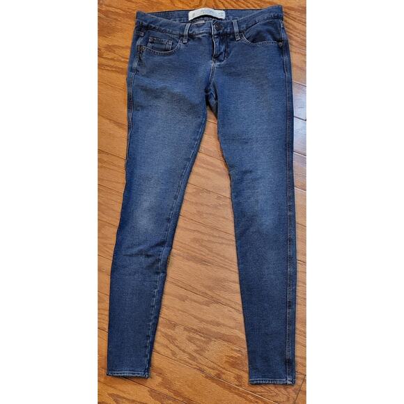 Abercrombie Fitch A&F Skinny Jeans Juniors (0R) 25X29 Stretch Med Wash - Picture 1 of 16